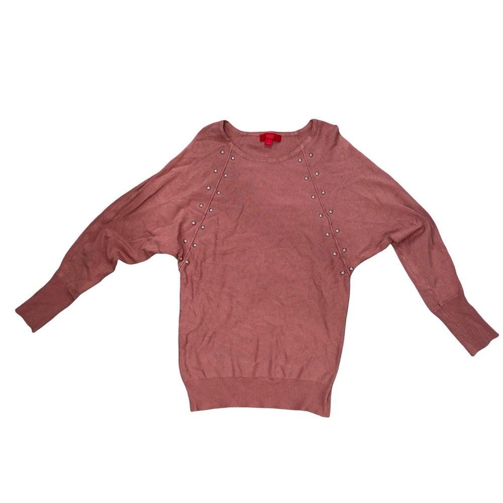 Pink JLo Sweater with Stud Details